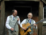 Dave & Gerry model the band waistcoats 
