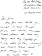 Letter from a delighted customer